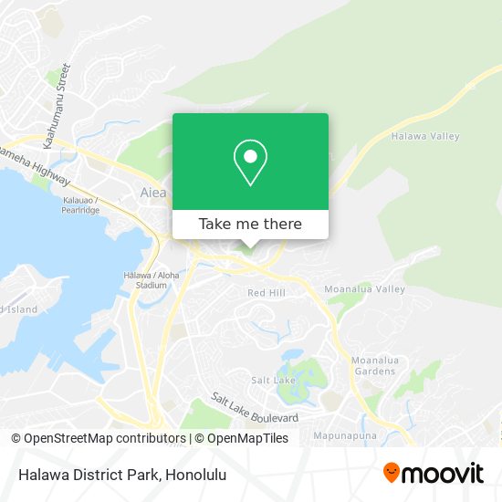 Halawa District Park map