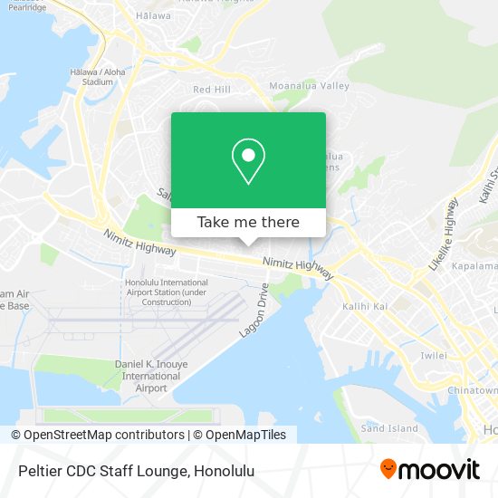 Peltier CDC Staff Lounge map