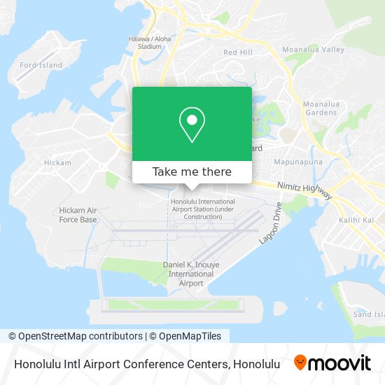 Mapa de Honolulu Intl Airport Conference Centers