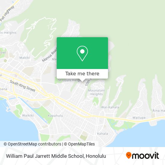 Mapa de William Paul Jarrett Middle School