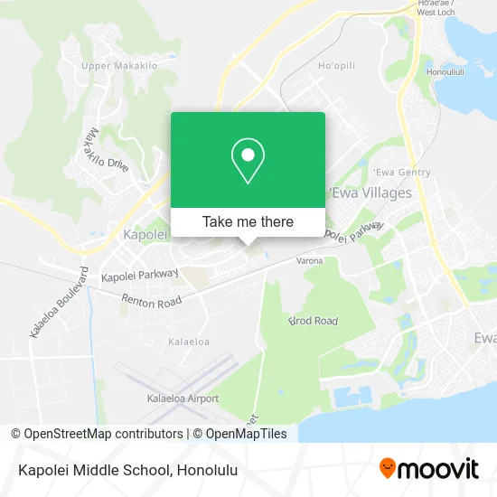 Kapolei Middle School map