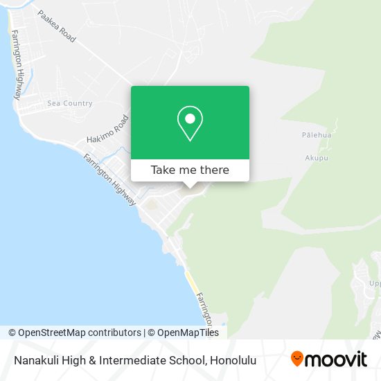 Mapa de Nanakuli High & Intermediate School