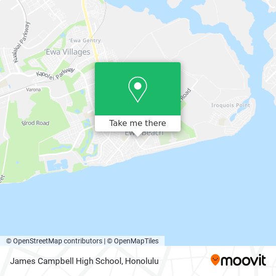 James Campbell High School map