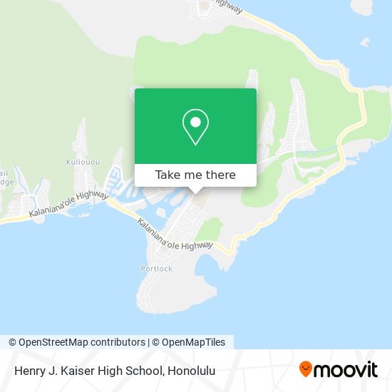 Henry J. Kaiser High School map