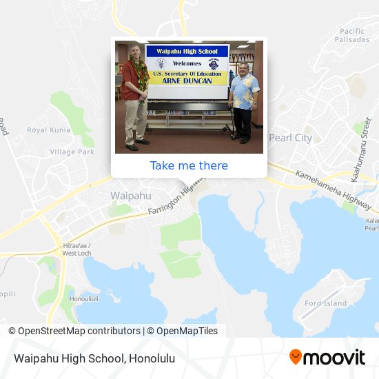 Waipahu High School map