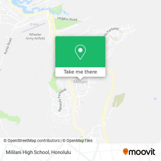 Mililani High School map