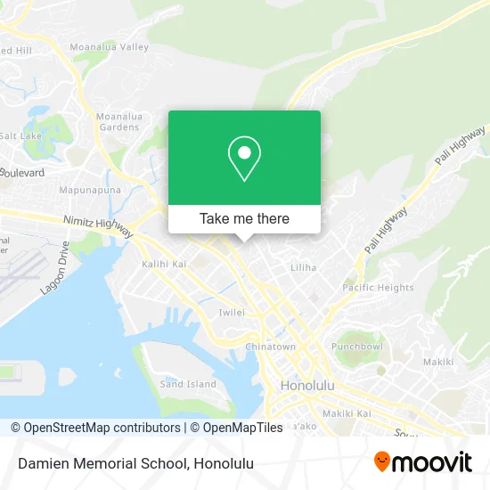 Damien Memorial School map
