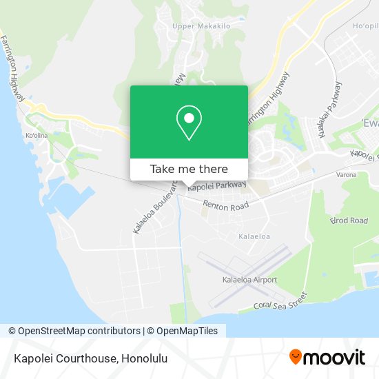 Kapolei Courthouse map