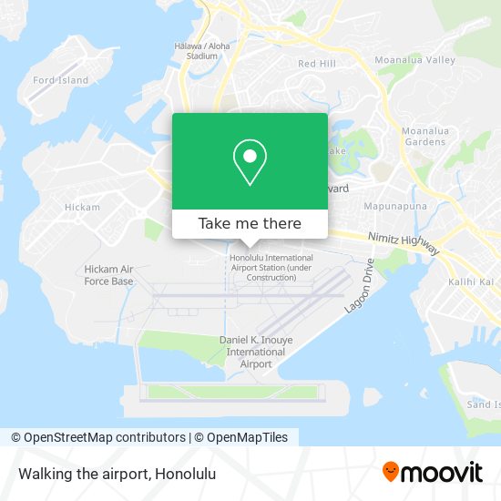 Walking the airport map