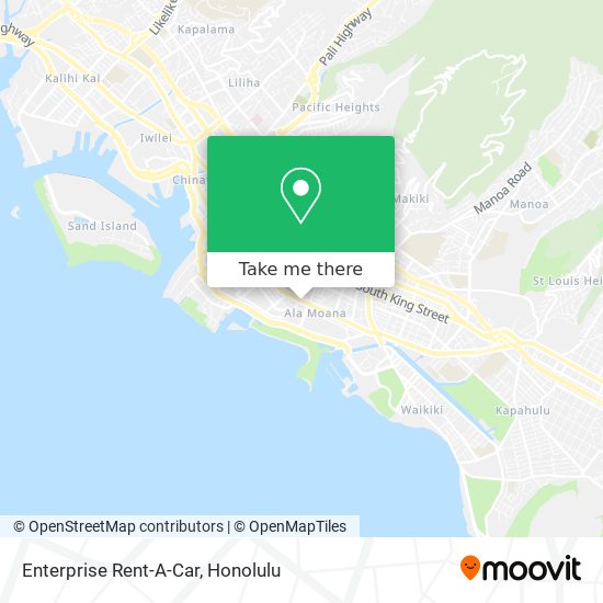 Mapa de Enterprise Rent-A-Car