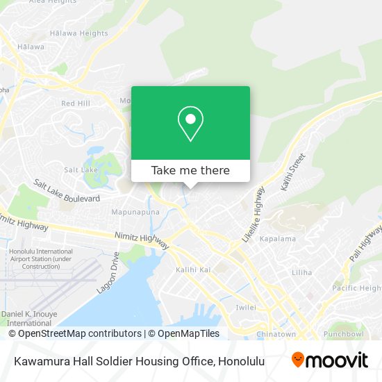 Kawamura Hall Soldier Housing Office map