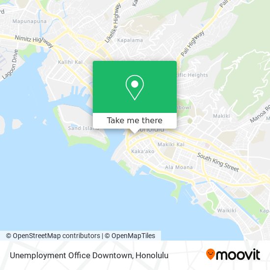 Mapa de Unemployment Office Downtown