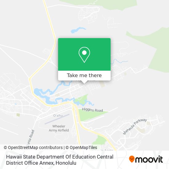 Hawaii State Department Of Education Central District Office Annex map