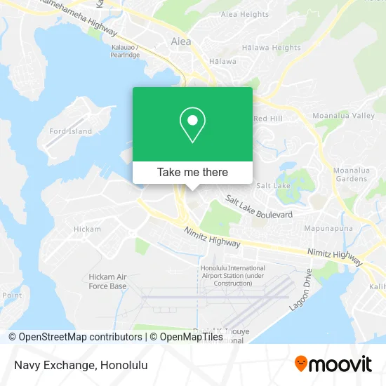 Navy Exchange map