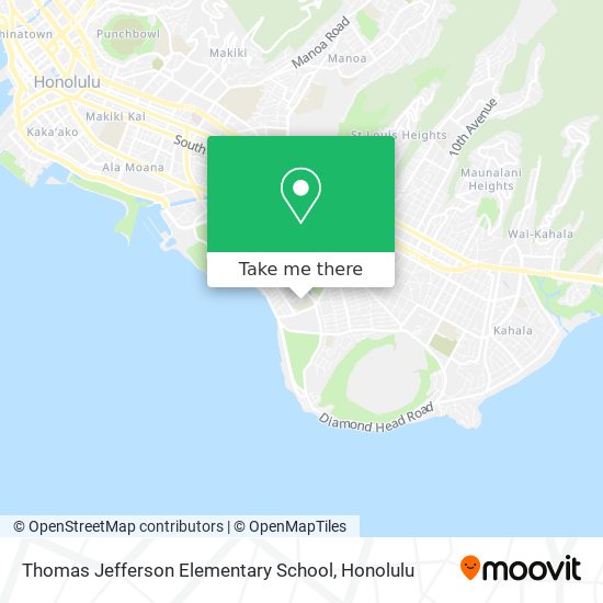 Thomas Jefferson Elementary School map