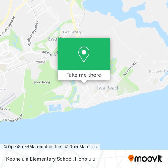 Keone'ula Elementary School map