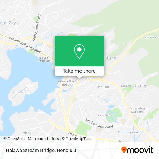 Mapa de Halawa Stream Bridge