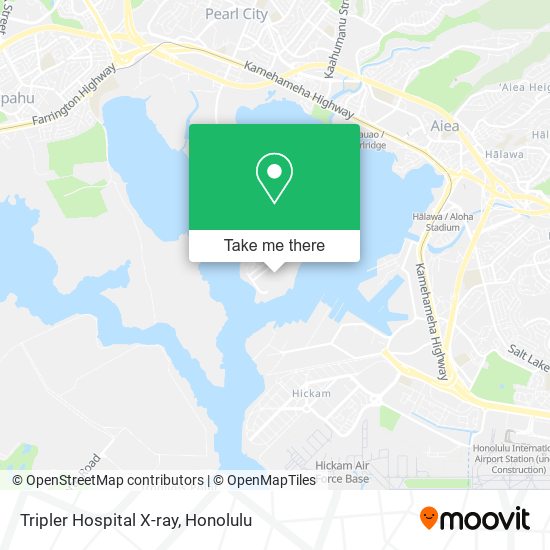 Mapa de Tripler Hospital X-ray