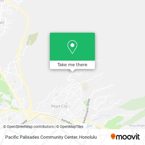Pacific Palisades Community Center map