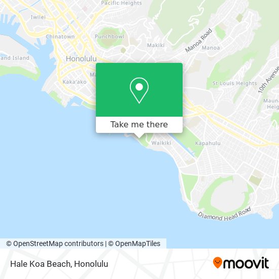 Mapa de Hale Koa Beach