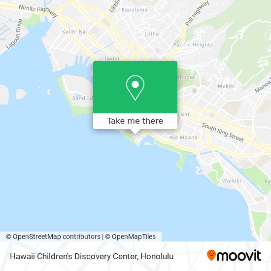 Hawaii Children's Discovery Center map
