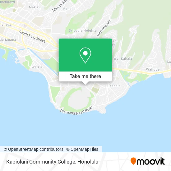 Kapiolani Community College map