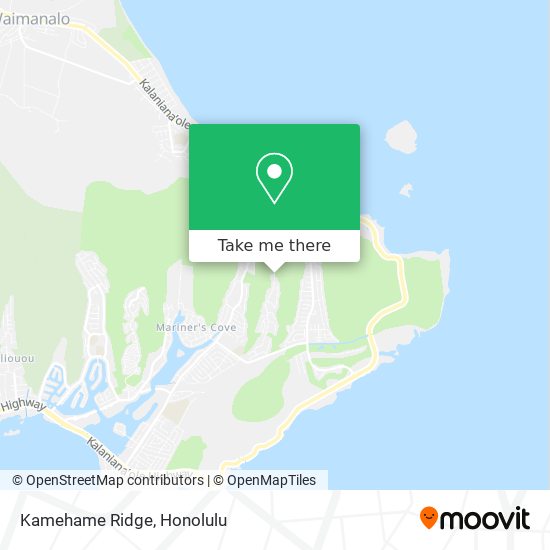 Mapa de Kamehame Ridge
