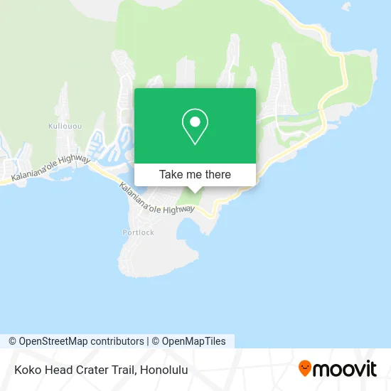 Koko Head Crater Trail map