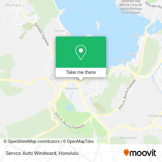 Mapa de Servco Auto Windward