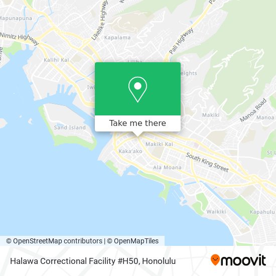 Halawa Correctional Facility #H50 map