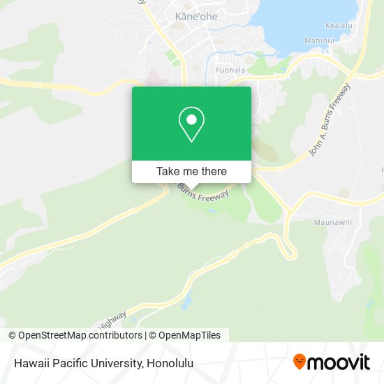 Hawaii Pacific University map