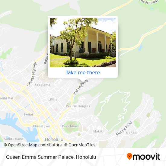 Queen Emma Summer Palace map