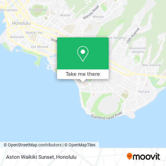 Mapa de Aston Waikiki Sunset