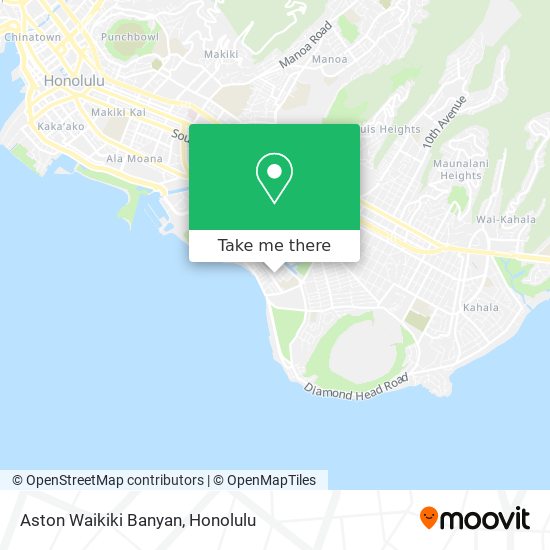 Mapa de Aston Waikiki Banyan