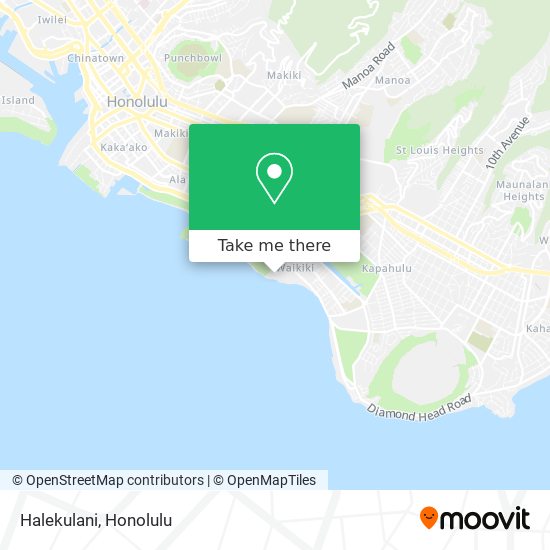 Halekulani map