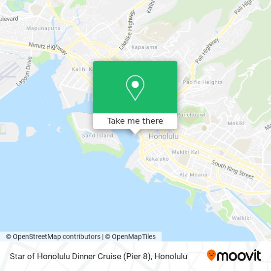 Star of Honolulu Dinner Cruise (Pier 8) map