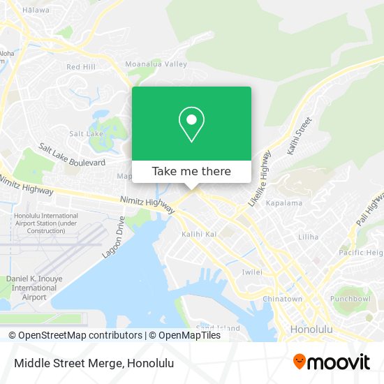 Mapa de Middle Street Merge