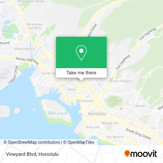 Vineyard Blvd map