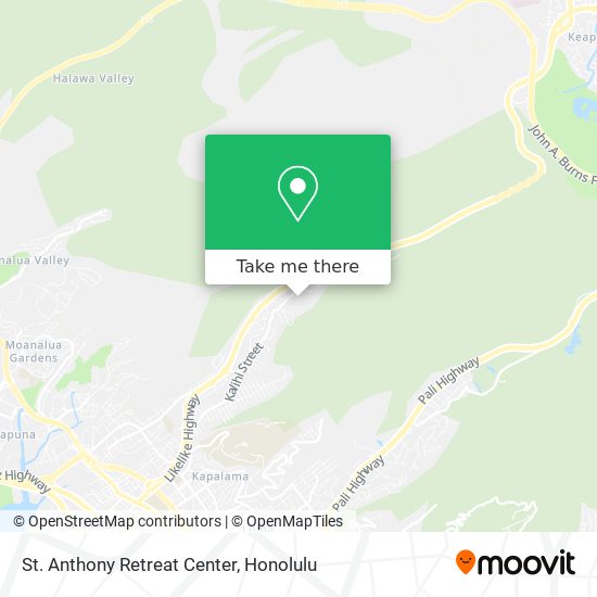 St. Anthony Retreat Center map