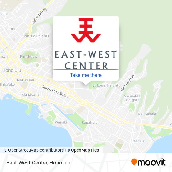 Mapa de East-West Center