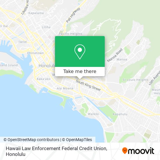 Hawaii Law Enforcement Federal Credit Union map