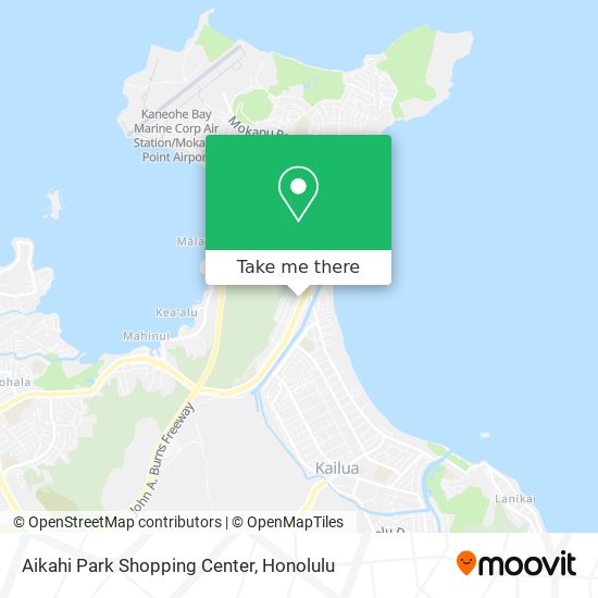 Aikahi Park Shopping Center map