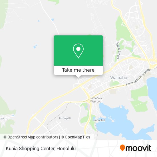 Kunia Shopping Center map