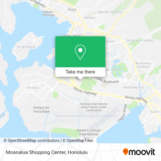Moanalua Shopping Center map