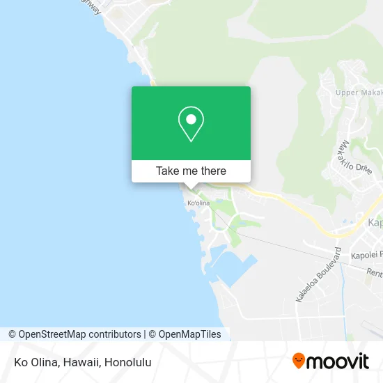 Ko Olina, Hawaii map