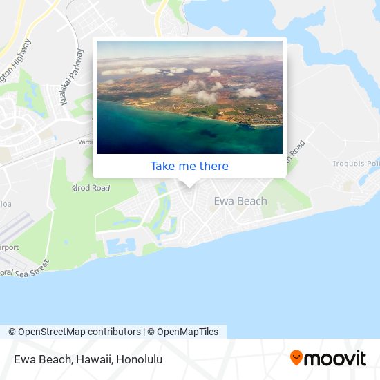 Ewa Beach, Hawaii map