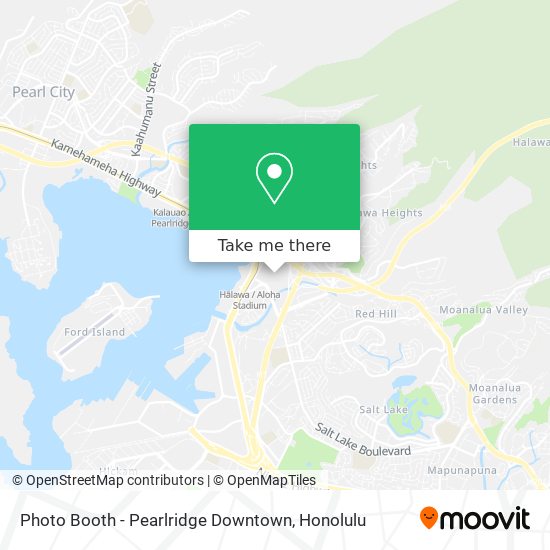 Photo Booth - Pearlridge Downtown map