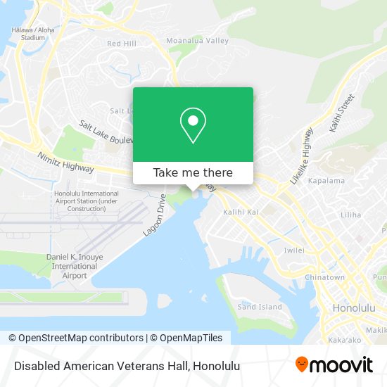 Disabled American Veterans Hall map