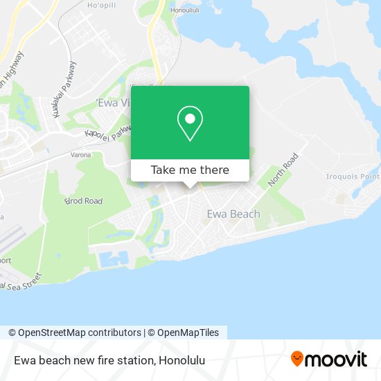 Ewa beach new fire station map