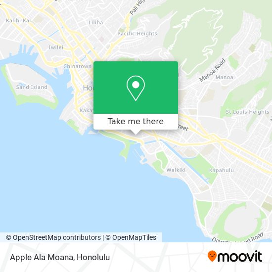 Mapa de Apple Ala Moana